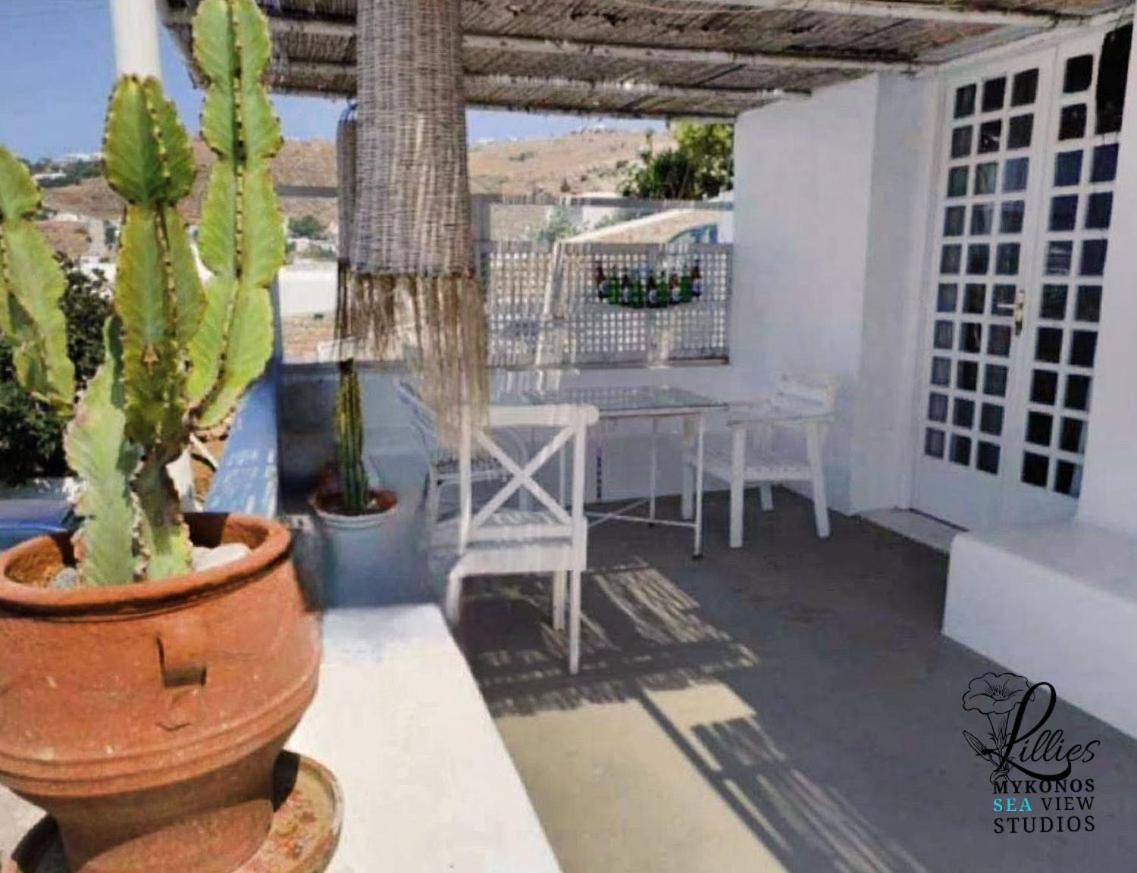 Lillies Mykonos Sea View Studios Тоурлос Экстерьер фото