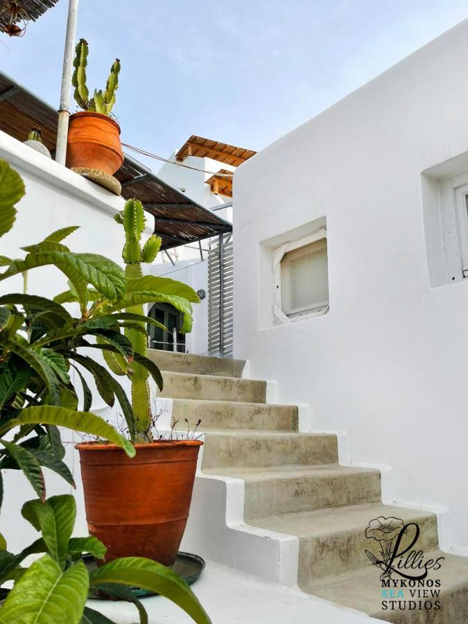Lillies Mykonos Sea View Studios Тоурлос Экстерьер фото