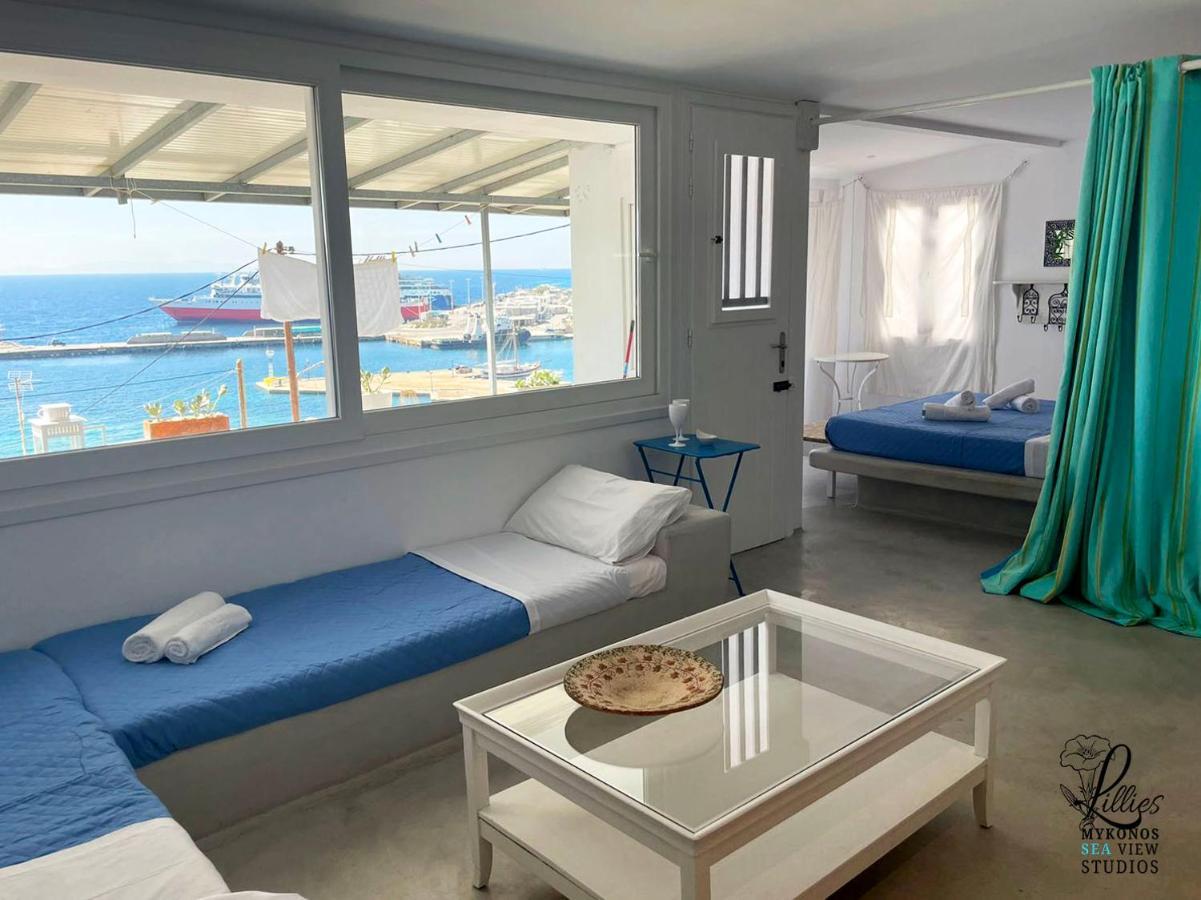 Lillies Mykonos Sea View Studios Тоурлос Экстерьер фото